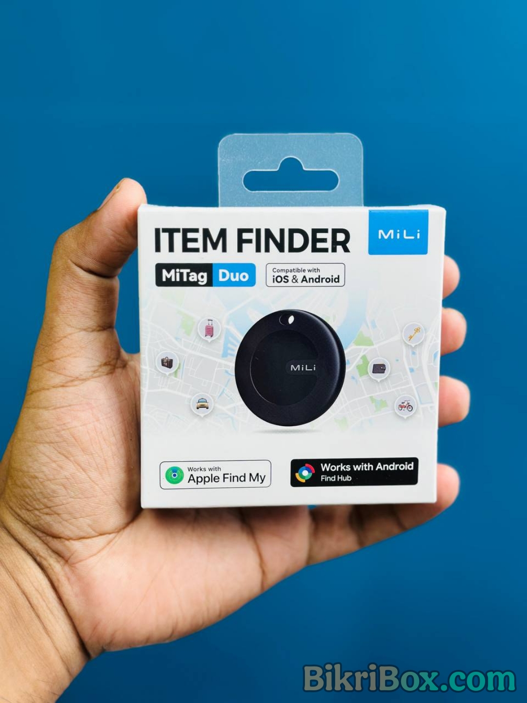 MiLi MiTag Duo Smart Finder for Android & iOS – Bluetooth Tracker (1 Year Warranty) - Image 2