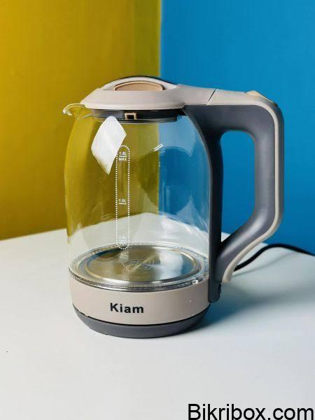 Kiam Electric Kettle BL002 Automatically turns Off – Automatic Over Heat Protection (1.8 L) - Image 3